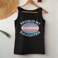 Lgbt お父さん 母 誇り Of My Transgender Daughter Transpride レディースタンクトップ 面白い贈り物