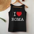 I Love Roma Graphic Novelty & Cool s レディースタンクトップ 面白い贈り物