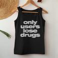 Only Users Lose Drugs ヴィンテージ E-Boy E-Girl 美学 レディースタンクトップ 面白い贈り物
