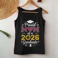Proud Mom Of A 2026 卒業 シニア ひまわり ヒョウ ハート レディースタンクトップ 面白い贈り物