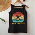 Save The Bees レトロスタイル 気候変動ave The Queen レディースタンクトップ 面白い贈り物