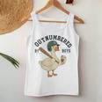 Outnumbered By Boys Goose Boy Mom Life Meme Women Tank Top Personalized Gifts