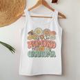Promoted To Grandma Expecting Baby Daisy Groovy Wildflower レディースタンクトップ 面白い贈り物