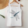 トンボ 蜻蛉 蜻蜓 大きい Dragonfly レトロ 虫 昆虫 イラスト かっこいい おしゃれ トンボ好き トンボ柄 レディースタンクトップ 面白い贈り物