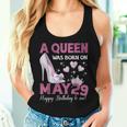 A Queen Was Born On 5月29日 ガーリー 誕生日 クイーン レディースタンクトップ 彼女への贈り物