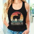 Best Frenchie Mom Ever レトロ フレンチブルドッグ ドッグ ママ 長袖tシャツ レディースタンクトップ 彼女への贈り物