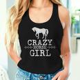 Crazy Horse Girl 、ストレスを感じたエクエストリアン愛好家へのギフト レディースタンクトップ 彼女への贈り物