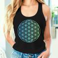Flower Of Life 宇宙のポジティブなエネルギー フラワーオブライフ 長袖tシャツ レディースタンクトップ 彼女への贈り物