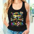 Last Day Ofchool For Teacher Off Duty Tie And Dye レディースタンクトップ 彼女への贈り物