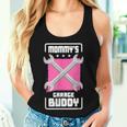 Mommy Garage Buddy 車愛好家 メカニック 自動車修理 レディースタンクトップ 彼女への贈り物