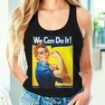 「We Can Do It」ポスター ロージー The Riveter Girl Power」 レディースタンクトップ 彼女への贈り物