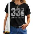33歳 男性 ギフト 33歳の誕生日プレゼント 女性用 レディースTシャツ