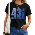 43歳 男性 ギフト 43歳 誕生日プレゼント 女性用 レディースTシャツ