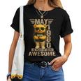 46歳 1980年5月 テディベア 46歳 誕生日 男性 女性 レディースTシャツ
