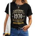 56歳 誕生日 男性女性intage 1970年1970年生まれ レトロデザインブランド レディースTシャツ