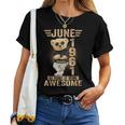 6月65日 誕生日 男性 女性 1961年 素晴らしいテディベア レディースTシャツ
