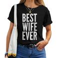 Best Wife Ever Wedding レディースTシャツ