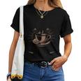 Coffee First コーヒー・コーヒー・ファースト・アダルト・セカンド・ファニー・オフィス・セイイング レディースTシャツ