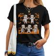 Dabbing Dancing Mummy ハロウィン ダブ ダンス ポーズ ミイラ レディースTシャツ