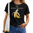 Dolce And BananaCute Graphic Banana レディースTシャツ