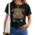 Grateful Dad Tie Dye Retro Hippie Rainbow Festa Del Papà Maglietta da donna