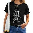 Know The Plans I Have For You Christian Bibleerse レディースTシャツ