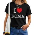 I Love Roma Graphic Novelty & Cool s レディースTシャツ