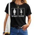 Mia Figlia Ballerina Ballerina Divertente Ragazze Papà Mamma Maglietta da donna