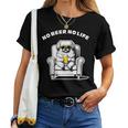 No Beer No Life ペキニーズ ビール 酒 犬 おもしろ 面白い ネタ 笑える 飲み会 レディースTシャツ