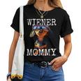 Wiener Mommyウィンナー・マミー ダックスフンド・ママ ダックスフンド・ママ 母の日 ダックスフンド レディースTシャツ