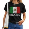 メキシコの国旗 アンティーク調 男性 女性 キッズ レディースTシャツ