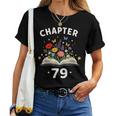第79章 79歳 誕生日 お祝い 花本 レディースTシャツ