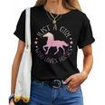 馬を愛するただの女の子乗馬のための面白い引用 レディースTシャツ
