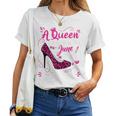 20歳の誕生日 ハイヒール A Queen Was Born In 2006 レディースTシャツ
