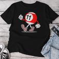 11歳の誕生日 男の子 女の子 赤 ビリヤードボール 11 レディースTシャツ 面白い贈り物