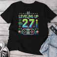 27歳の男性女性、誕生日、27歳の誕生日にプレゼント。 レディースTシャツ 面白い贈り物