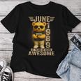 37歳 1989年6月 テディベア 37歳 誕生日 男性 女性 レディースTシャツ 面白い贈り物