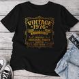 50歳 誕生日 男性女性intage 1976年1976年生まれ レトロデザインブランド レディースTシャツ 面白い贈り物