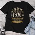 56歳 誕生日 男性女性intage 1970年1970年生まれ レトロデザインブランド レディースTシャツ 面白い贈り物
