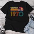 56歳の誕生日プレゼント 56歳 男性 女性 レトロ ヴィンテージ 1970 レディースTシャツ 面白い贈り物