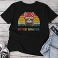 Best Cat Mom Ever Best Cat Mom Ever レディースTシャツ 面白い贈り物