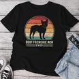 Best Frenchie Mom Ever レトロ フレンチブルドッグ ドッグ ママ 長袖tシャツ レディースTシャツ 面白い贈り物