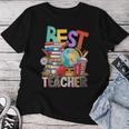 Best Teacher I Love My Teacher Ever Best Teacher レディースTシャツ 面白い贈り物