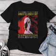 Damned If I Do Damned If I Don't I Don't Flamingo Japanese レディースTシャツ 面白い贈り物