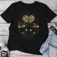 Faith Grows Where Love Is Planted キリスト教の言葉 レディースTシャツ 面白い贈り物