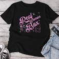 Guantes De Boxeo Rosa Real Woman Box Bóxer In Mangas Camiseta de mujer Regalos divertidos