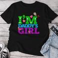 I'm Daddy's Girl I Love You Dad Daddy Daughter レディースTシャツ 面白い贈り物