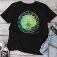 Mandala Namaste スピリチュアルブッダ ファッション服セット グリーン レディースTシャツ 面白い贈り物