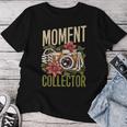 Moment Collector カメラマン カメラ メンズ レディース 写真 レディースTシャツ 面白い贈り物
