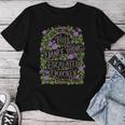 This Dance Thing Escalated Quick Flowers Floral レディースTシャツ 面白い贈り物